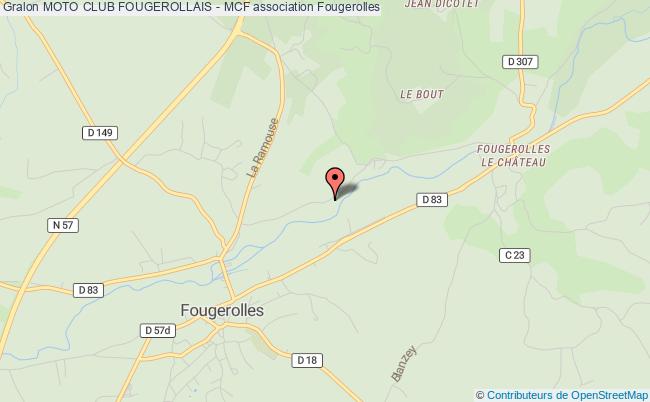 plan association Moto Club Fougerollais - Mcf Fougerolles