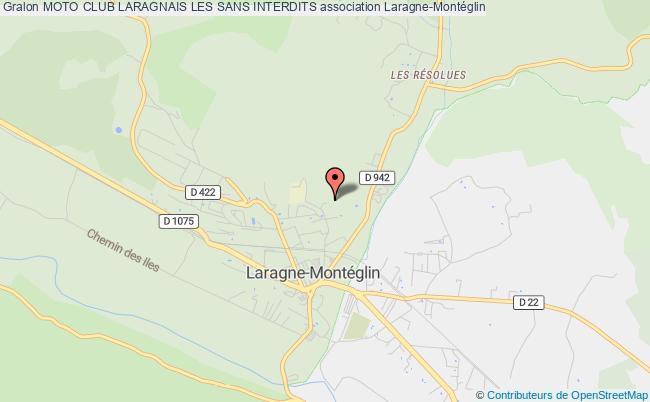 plan association Moto Club Laragnais Les Sans Interdits Laragne-Montéglin