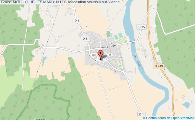 plan association Moto Club Les Marouilles Vouneuil-sur-Vienne