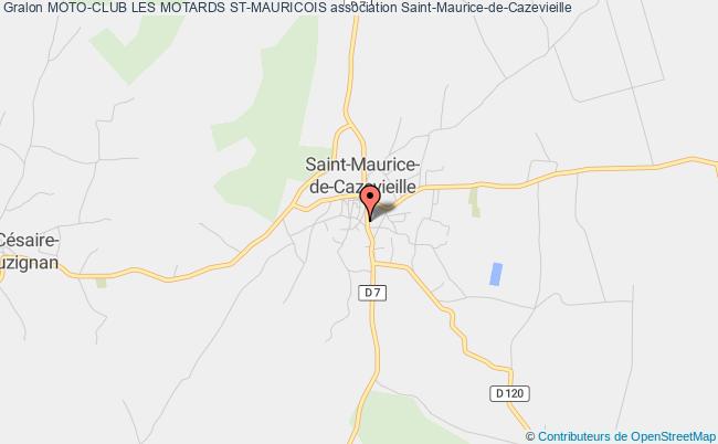 plan association Moto-club Les Motards St-mauricois Saint-Maurice-de-Cazevieille