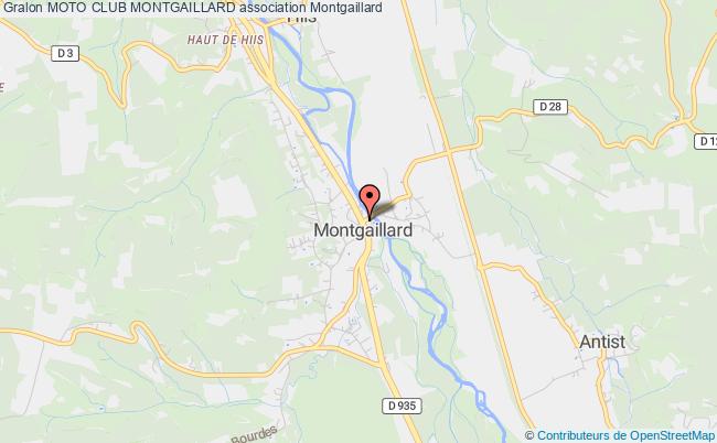 plan association Moto Club Montgaillard Montgaillard