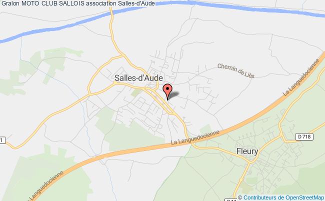 plan association Moto Club Sallois Salles-d'Aude