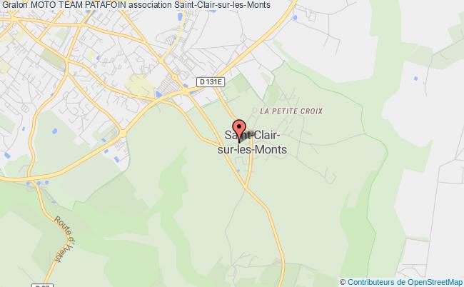 plan association Moto Team Patafoin Saint-Clair-sur-les-Monts