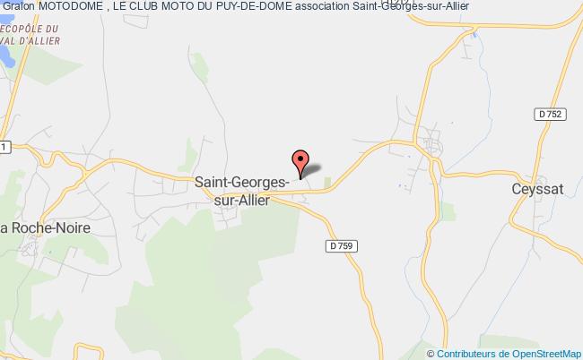 plan association Motodome , Le Club Moto Du Puy-de-dome Saint-Georges-sur-Allier