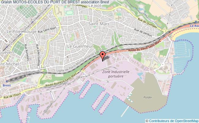 plan association Motos-ecoles Du Port De Brest Brest