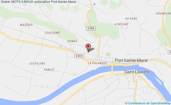 plan association Mots A Maux Port-Sainte-Marie
