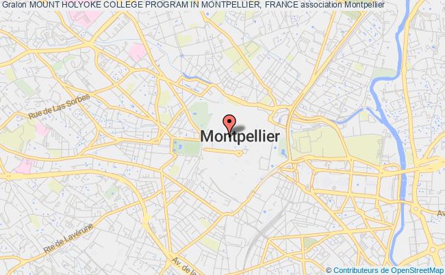 plan association Mount Holyoke College Program In Montpellier, France Montpellier
