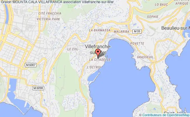 plan association Mounta Cala Villafranca Villefranche-sur-Mer