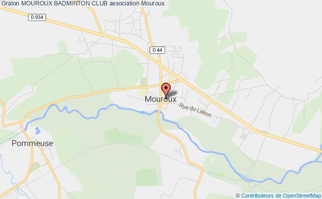 plan association Mouroux Badminton Club Mouroux
