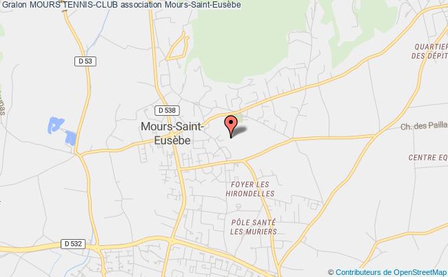 plan association Mours Tennis-club Mours-Saint-Eusèbe