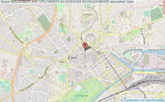 plan association Mouvement Anti Utilitariste En Sciences Sociales Mauss Caen