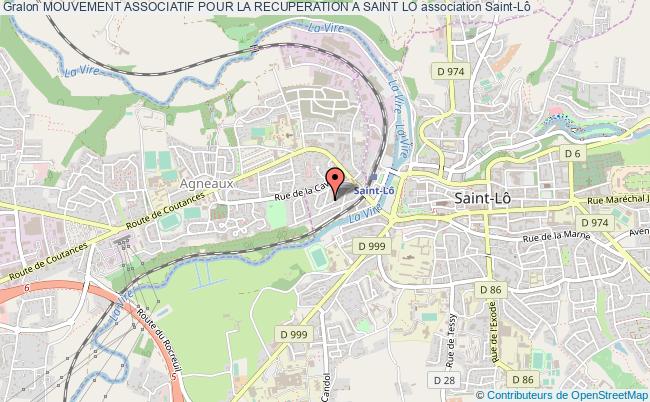 plan association Mouvement Associatif Pour La Recuperation A Saint Lo Saint-Lô