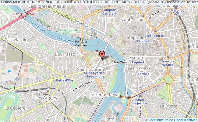 plan association Mouvement Atypique Actions Artistiques Developpement Social (maaads) Toulouse