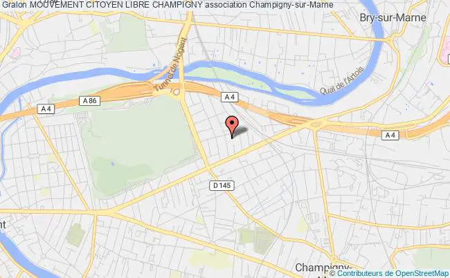 plan association Mouvement Citoyen Libre Champigny Champigny-sur-Marne