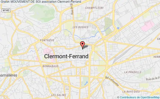 plan association Mouvement De Soi Clermont-Ferrand