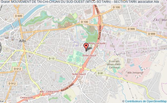 plan association Mouvement De Tai-chi-chuan Du Sud-ouest (mtcc-so Tarn) - Section Tarn Albi