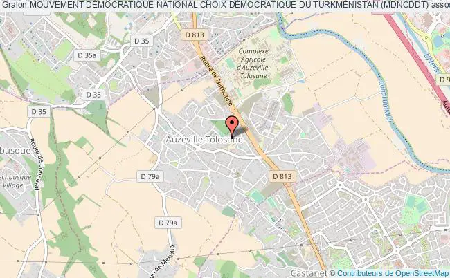 plan association Mouvement DÉmocratique National Choix DÉmocratique Du TurkmÉnistan (mdncddt) Auzeville-Tolosane