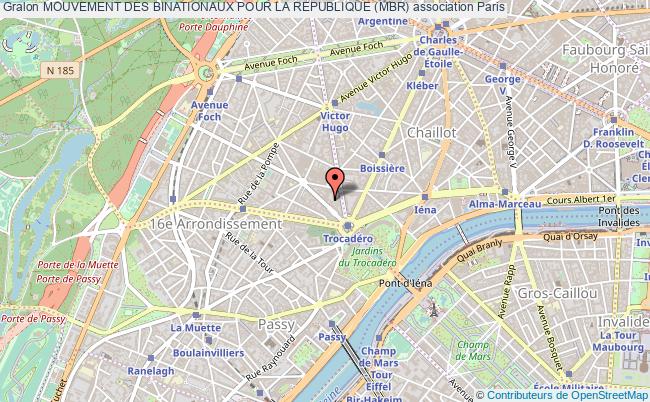 plan association Mouvement Des Binationaux Pour La Republique (mbr) Paris