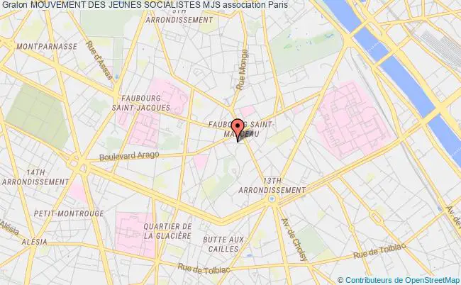 plan association Mouvement Des Jeunes Socialistes Mjs Paris