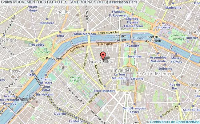 plan association Mouvement Des Patriotes Camerounais (mpc) Paris