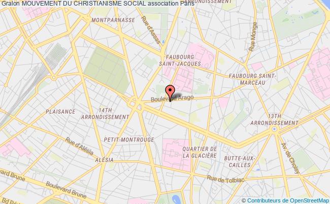 plan association Mouvement Du Christianisme Social Paris
