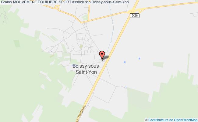 plan association Mouvement Equilibre Sport Boissy-sous-Saint-Yon