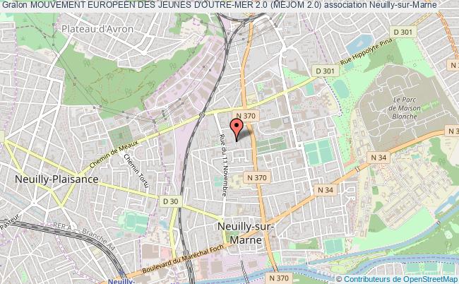 plan association Mouvement Europeen Des Jeunes D'outre-mer 2.0 (mejom 2.0) Neuilly-sur-Marne