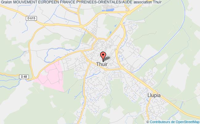 plan association Mouvement Europeen France Pyrenees-orientales/aude Thuir