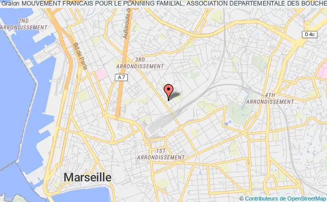 plan association Mouvement Francais Pour Le Planning Familial, Association Departementale Des Bouches-du-rhone (le Planning Familial 13) Marseille