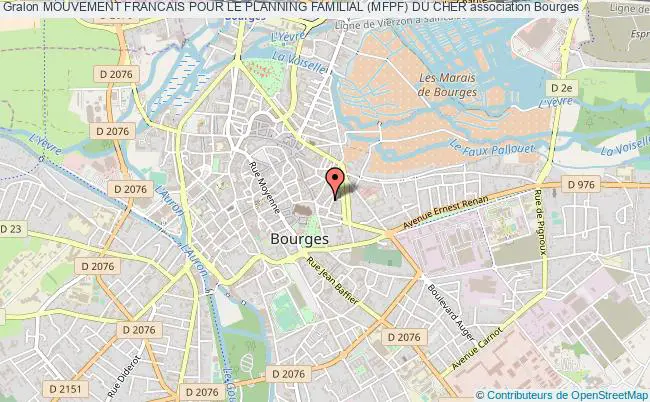 plan association Mouvement Francais Pour Le Planning Familial (mfpf) Du Cher Bourges