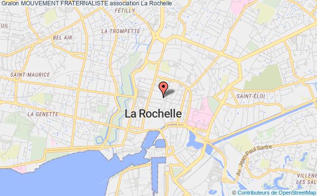 plan association Mouvement Fraternaliste La    Rochelle