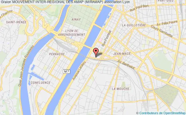 plan association Mouvement Inter-regional Des Amap (miramap) Lyon
