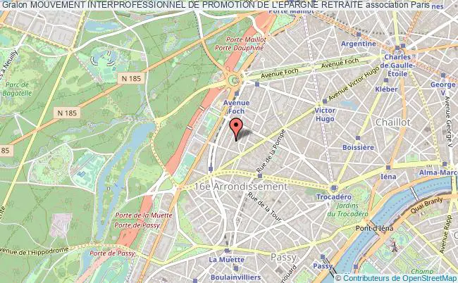 plan association Mouvement Interprofessionnel De Promotion De L'epargne Retraite Paris