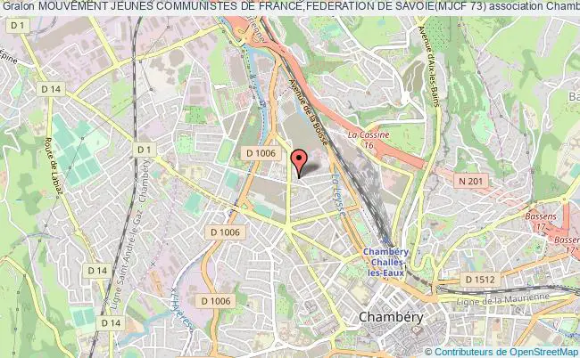 plan association Mouvement Jeunes Communistes De France,federation De Savoie(mjcf 73) Chambéry