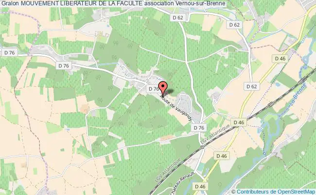 plan association Mouvement Liberateur De La Faculte Vernou-sur-Brenne