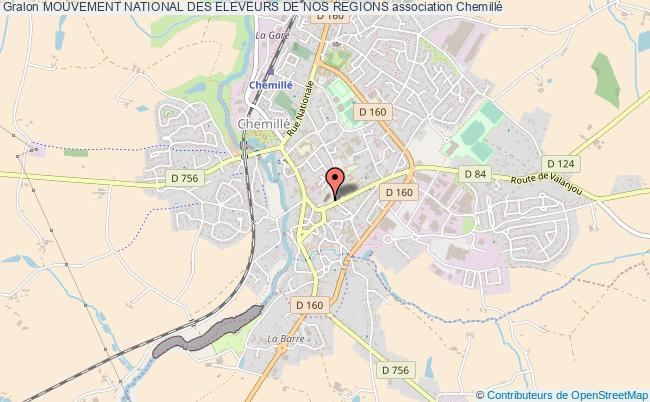plan association Mouvement National Des Eleveurs De Nos Regions Chanzeaux