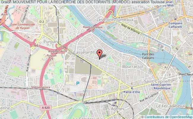 plan association Mouvement Pour La Recherche Des Doctorants (mordoc) Toulouse