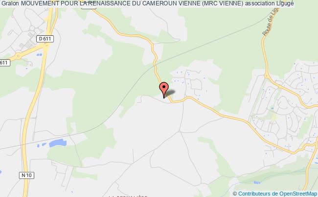 plan association Mouvement Pour La Renaissance Du Cameroun Vienne (mrc Vienne) Ligugé