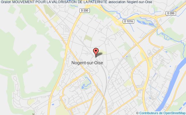 plan association Mouvement Pour La Valorisation De La PaternitÉ Nogent-sur-Oise