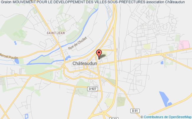 plan association Mouvement Pour Le DÉveloppement Des Villes Sous-prÉfectures Châteaudun