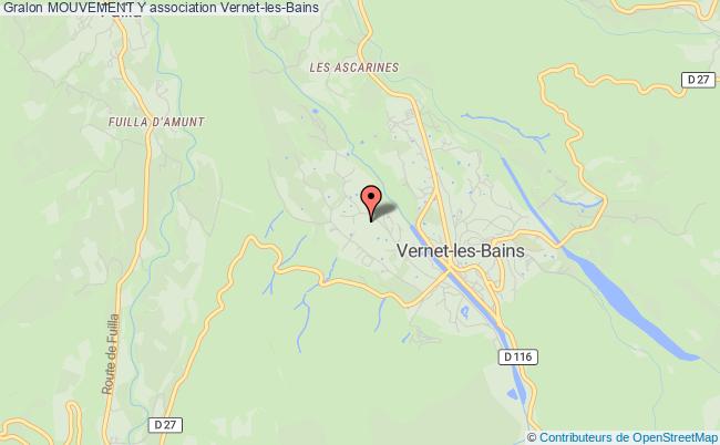 plan association Mouvement Y Vernet-les-Bains