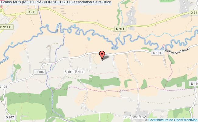 plan association Mps (moto Passion Securite) Saint-Brice