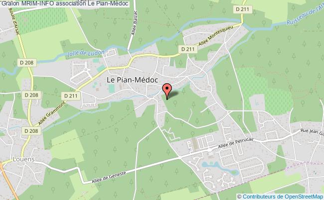 plan association Mrim-info Le Pian-Médoc