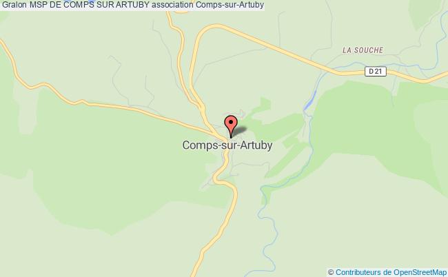 plan association Msp De Comps Sur Artuby Comps-sur-Artuby