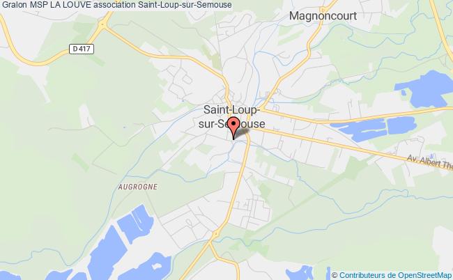 plan association Msp La Louve Saint-Loup-sur-Semouse