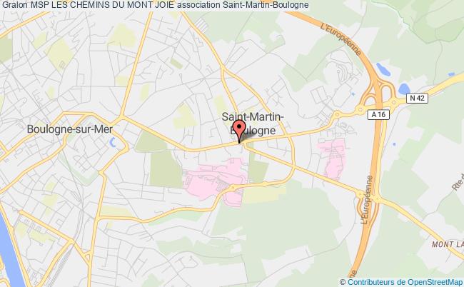 plan association Msp Les Chemins Du Mont Joie Saint-Martin-Boulogne