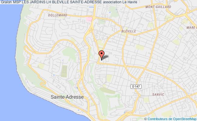 plan association Msp Les Jardins Lh BlÉville Sainte-adresse Havre