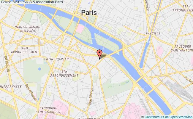 plan association Msp Paris 5 PARIS