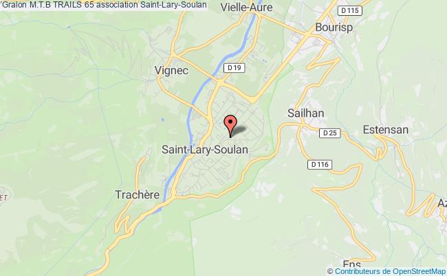 plan association M.t.b Trails 65 Saint-Lary-Soulan