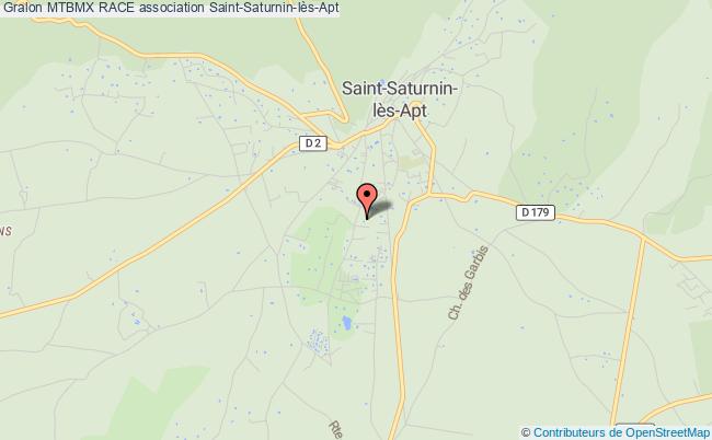 plan association Mtbmx Race Saint-Saturnin-lès-Apt